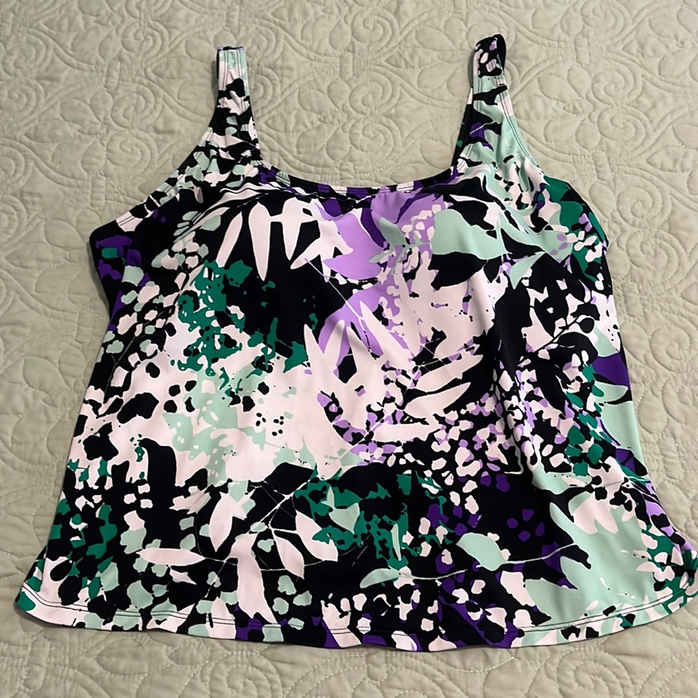 Plus Size Tankini Top. Size 20